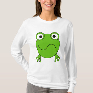 Camiseta Rana verde. El parecer confundido