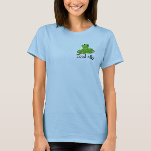Camiseta Rana Verde Fresca con Frase