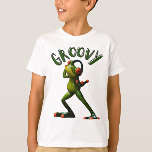 Camiseta Rana verde Groovy