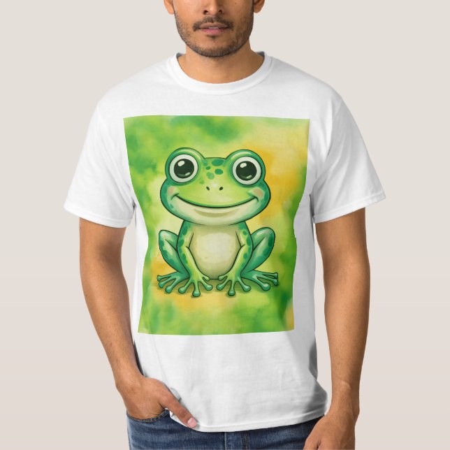Camiseta Rana verde linda (Anverso)