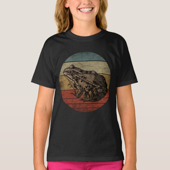CAMISETA RANA VINTAGE DE MODA (Anverso)