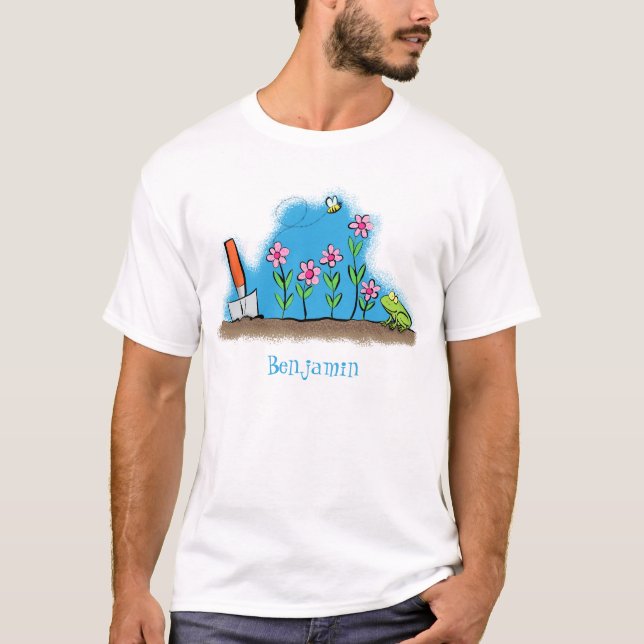 Camiseta Rana y abeja en el ilustracion personalizado de ja (Anverso)