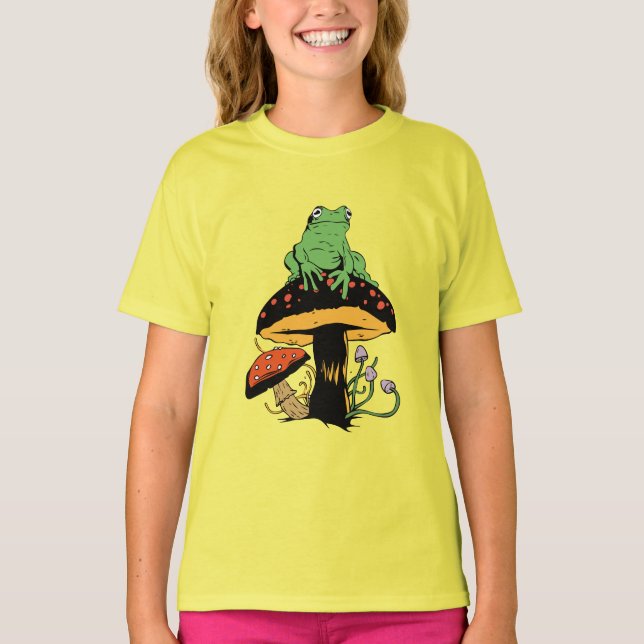 Camiseta Rana y champiñones (Anverso)