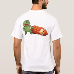 Camiseta rana y mono