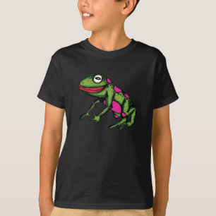 Camiseta rana y mosca