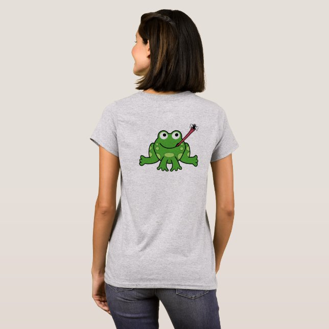 Camiseta Rana y mosca (Reverso completo)