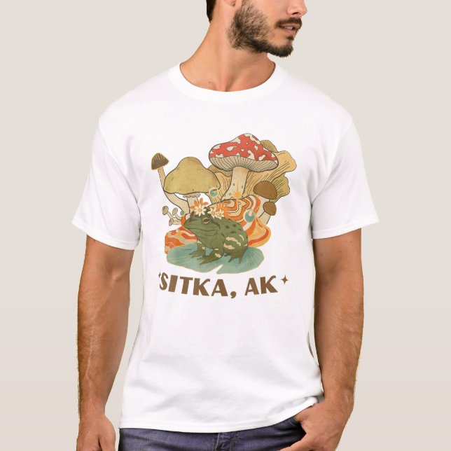 Camiseta Rana Y Setas Sitka Alaska (Anverso)