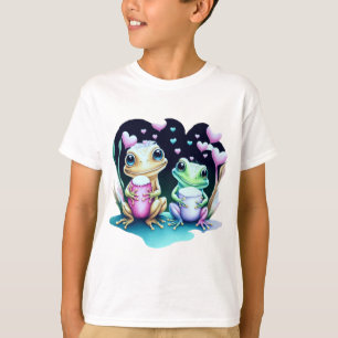 Camiseta Ranas Adorables Celebrando El Amor