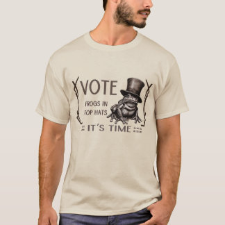 Camiseta Ranas con sombreros de copa