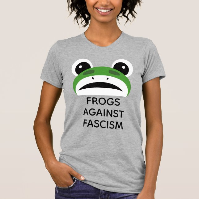 Camiseta Ranas contra el Fascismo (Anverso)
