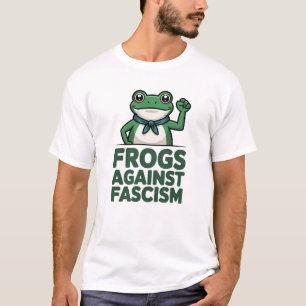 Camiseta Ranas Contra el Fascismo - Protesta de Ranas de Po
