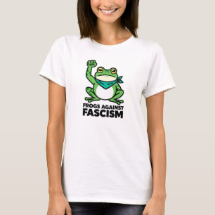 Camiseta Ranas Contra el Fascismo - Protesta de Ranas de Po