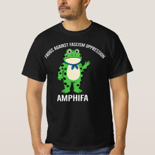 Camiseta Ranas Contra la Opresión Fascista AMPHIFA divertid