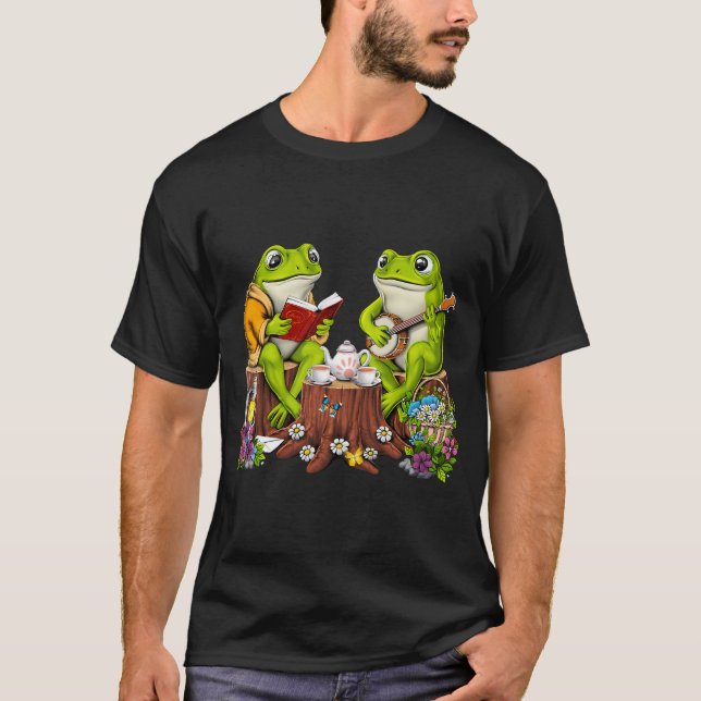 Camiseta Ranas Cottagecore (Anverso)