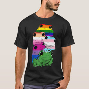 Camiseta Ranas De Anfibios Lgbt Orgullo Gay Arcoiris