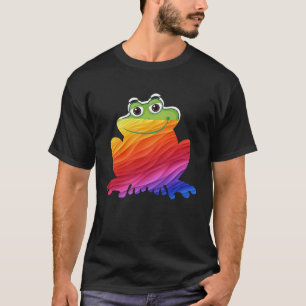 Camiseta Ranas de arte coloridas para los amantes de las ra