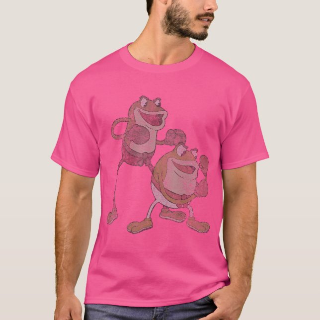 Camiseta Ranas De Boxeo Y Cinta De Cuphead (Anverso)