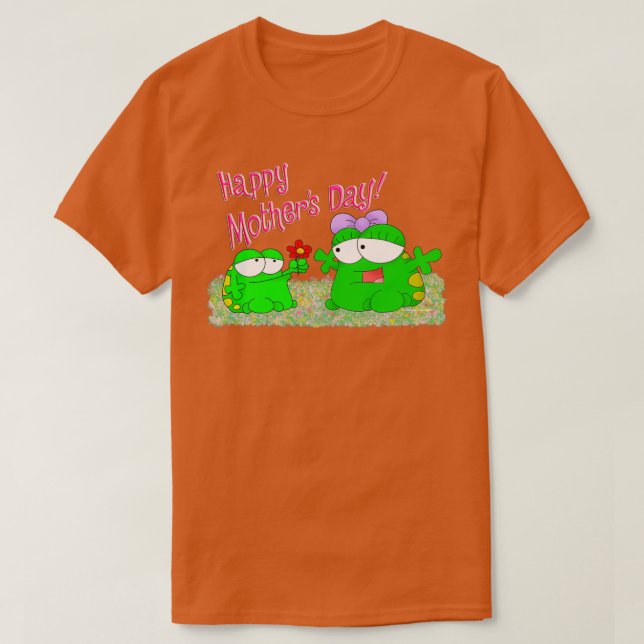 Camiseta Ranas de Día de la Madre (Diseño del anverso)