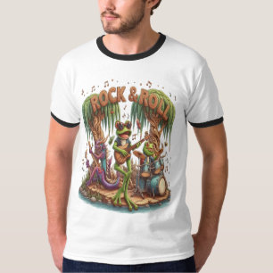 Camiseta Ranas de rana forman una banda de rana fantástica