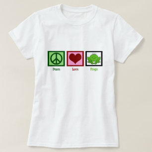 Camiseta Ranas del amor de la paz