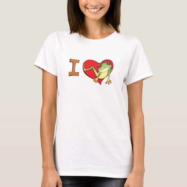 Camiseta Ranas del corazón I (Anverso)