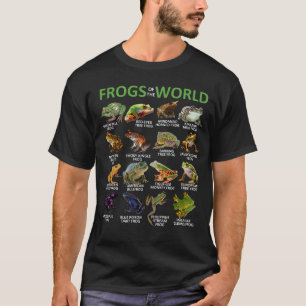 Camiseta Ranas Del Mundo Ranas De Amor Herpetología Niños
