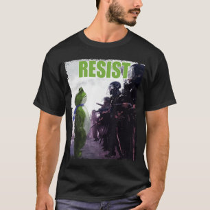 Camiseta Ranas Divertidas Contra el Fascismo Resisten Se Le