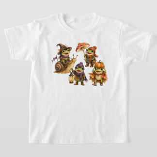 Camiseta Ranas Divertidas de Otoño