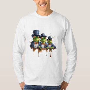 Camiseta Ranas en elegancia