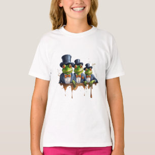 Camiseta Ranas en elegancia