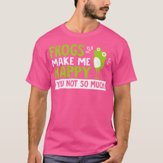 Camiseta Ranas Me Hacen Feliz Rana Graciosa