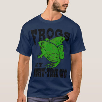 Camiseta Ranas Mi Regalo De Caza De Rana Gig De Noche