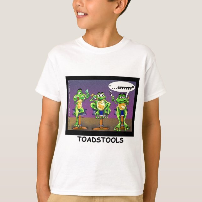 Camiseta Ranas perezosas, alias Toadstools, Graciosos Regal (Anverso)