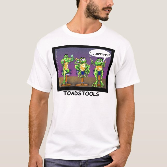 Camiseta Ranas perezosas, alias Toadstools, Graciosos Regal (Anverso)