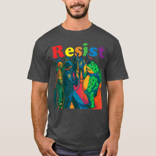 Camiseta Ranas resisten protesta de rana de Portland vintag