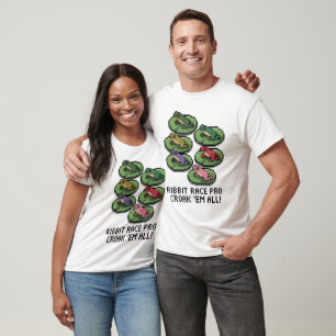 Camiseta Ranas retro pixel sobre anfibios coloridos de liri