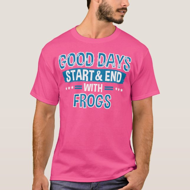 Camiseta Ranas Ropa de Amante Cita Animal Rana (Anverso)