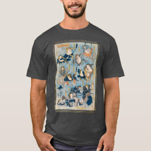 Camiseta Ranas Samurai Japonesas Anime Manga Dark Academia 