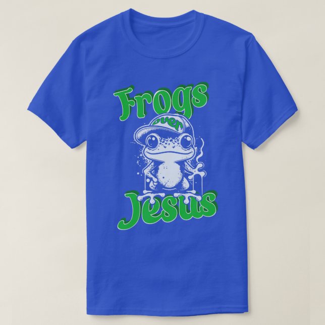 Camiseta Ranas sobre Jesús (Diseño del anverso)