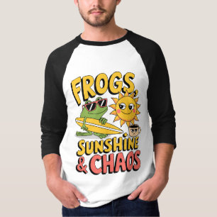 Camiseta Ranas, sol y caos - Verano divertido
