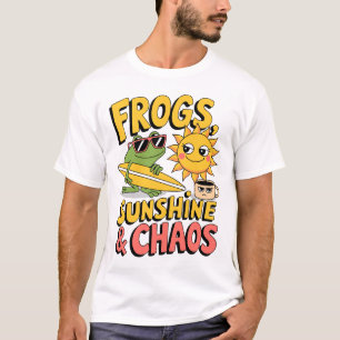 Camiseta Ranas, sol y caos - Verano divertido