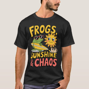 Camiseta Ranas, sol y caos - Verano divertido