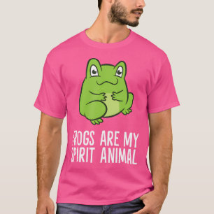 Camiseta Ranas son mi Espíritu Animal Gracioso Frog Lover