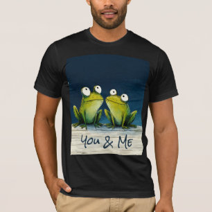 Camiseta Ranas Tú & Yo – Arte Animal Romántico Lindo