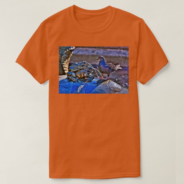 Camiseta Ranas Y Una Paloma (Diseño del anverso)