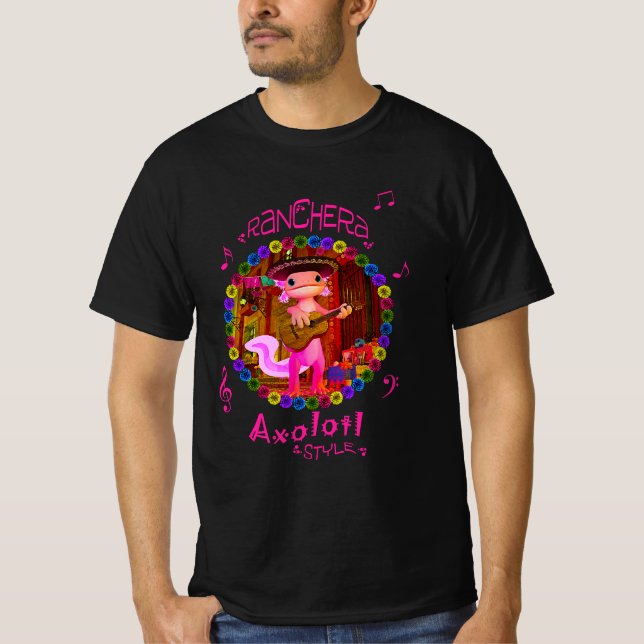 Camiseta Ranchera Axolotl Style (Anverso)