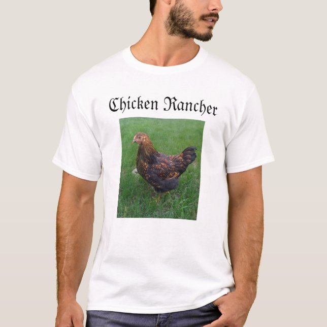 Camiseta Ranchero del pollo (Anverso)