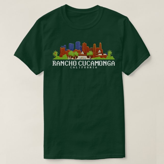 Camiseta Rancho Cucamonga California (Diseño del anverso)