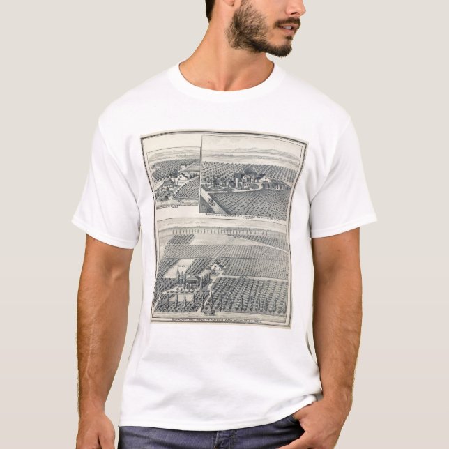 Camiseta Rancho de Bonacourt, colonia de Washington, (Anverso)