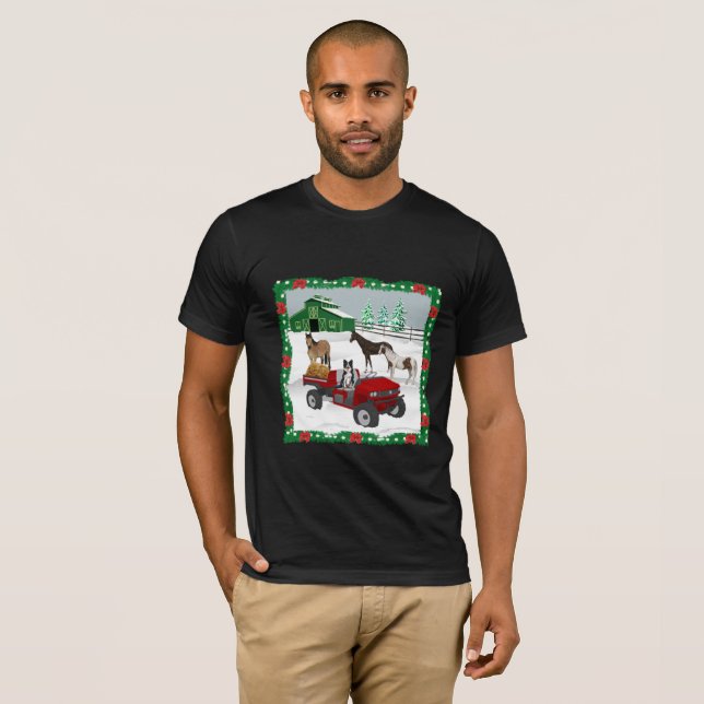 Camiseta Rancho de Caballo de Granja Occidental Red ATV Per (Anverso completo)